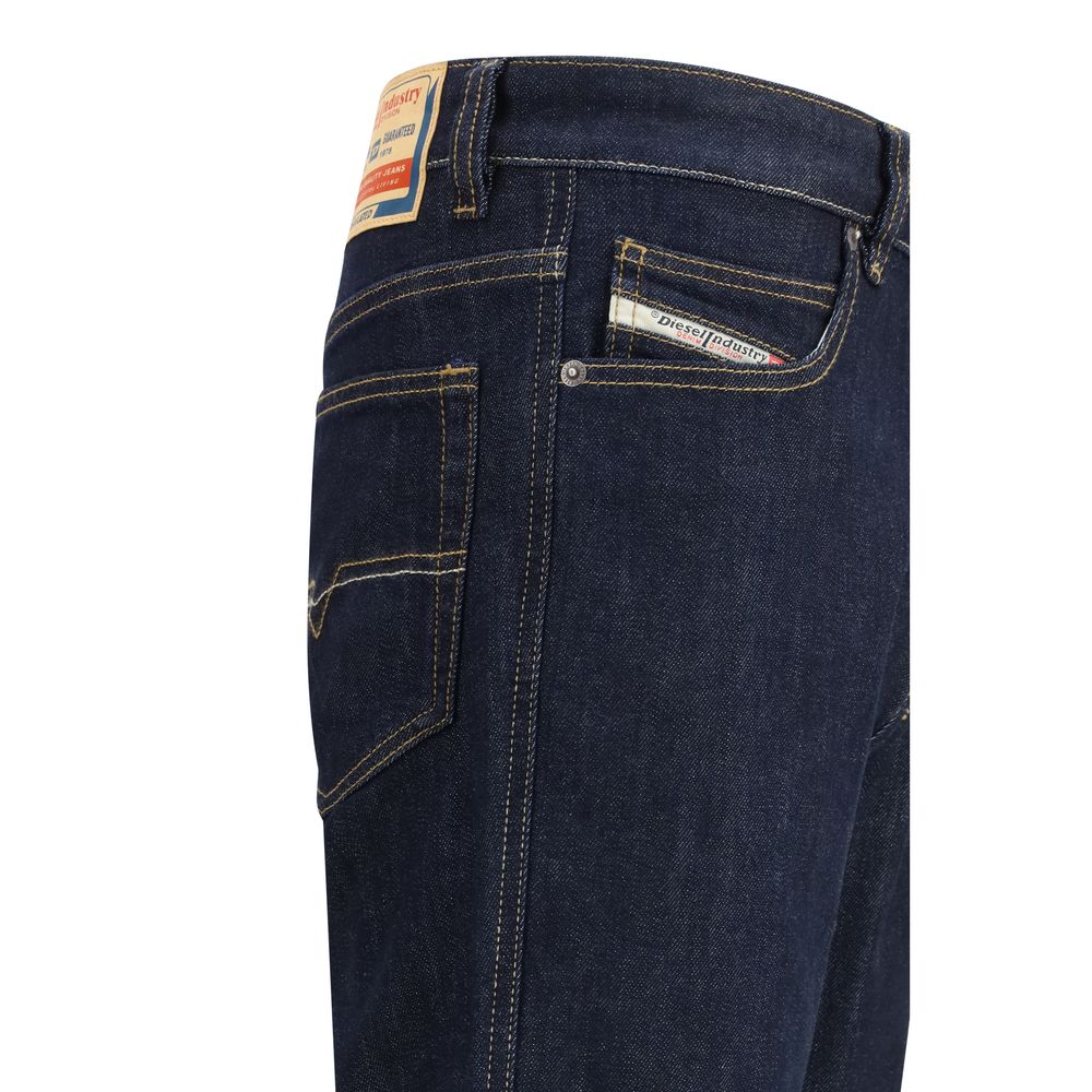 Diesel Schwarze Baumwoll-Jeans im Slim Fit