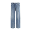 Diesel Blaue Jeans aus Baumwolle im Relaxed Fit