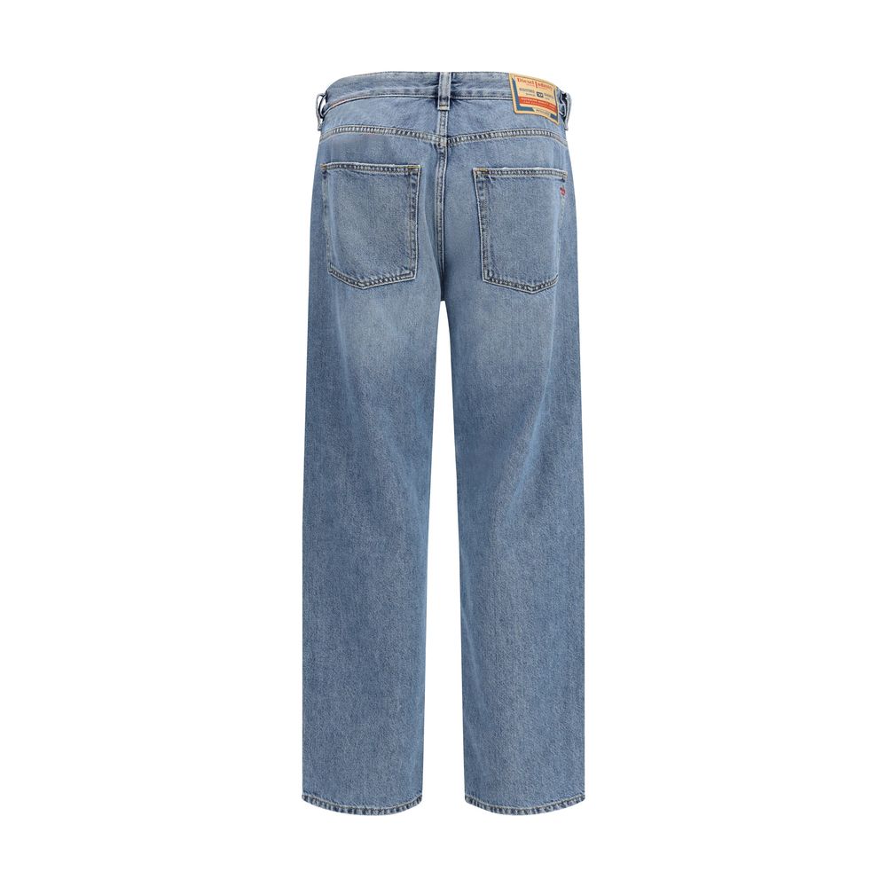 Diesel Blaue Jeans aus Baumwolle im Relaxed Fit
