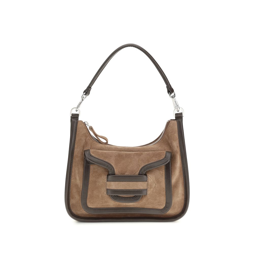 Pierre Hardy Brown Calfskin Bos Taurus Shoulder Bag