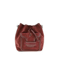 Pierre Hardy Bordeaux Calf Leather Bos Taurus Bucket Bag