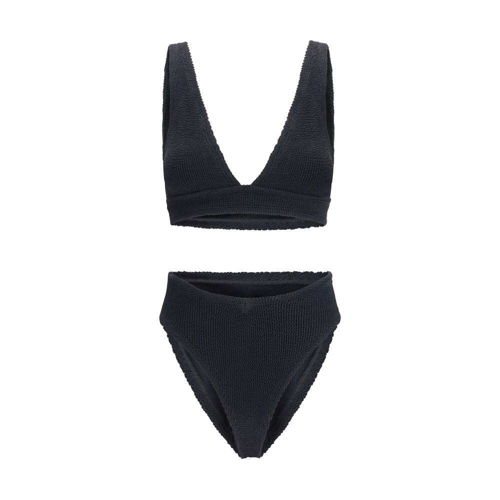 Hunza G Schwarzer Bikini aus Polyamid