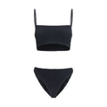 Hunza G Schwarzer Bikini aus Polyamid