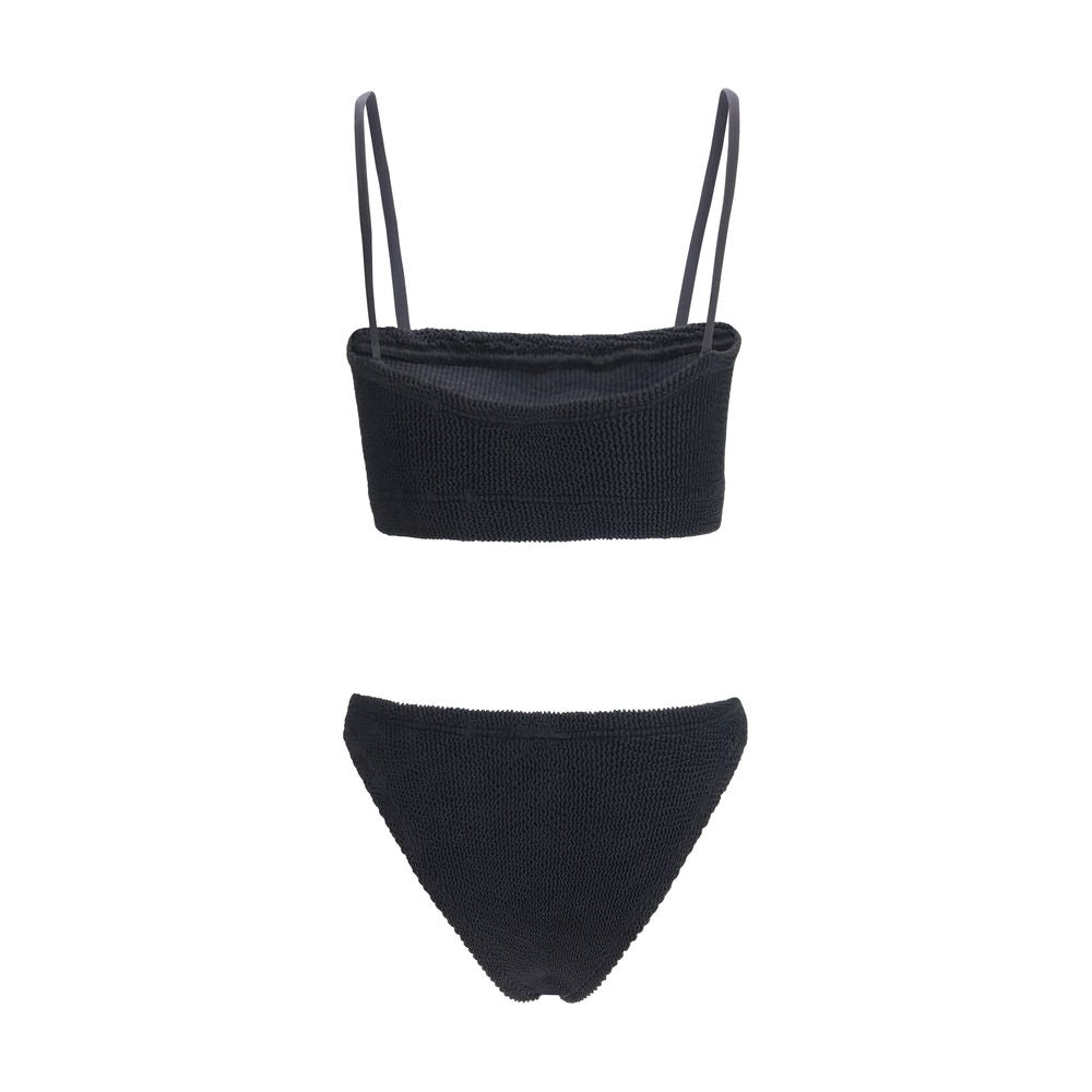 Hunza G Schwarzer Bikini aus Polyamid