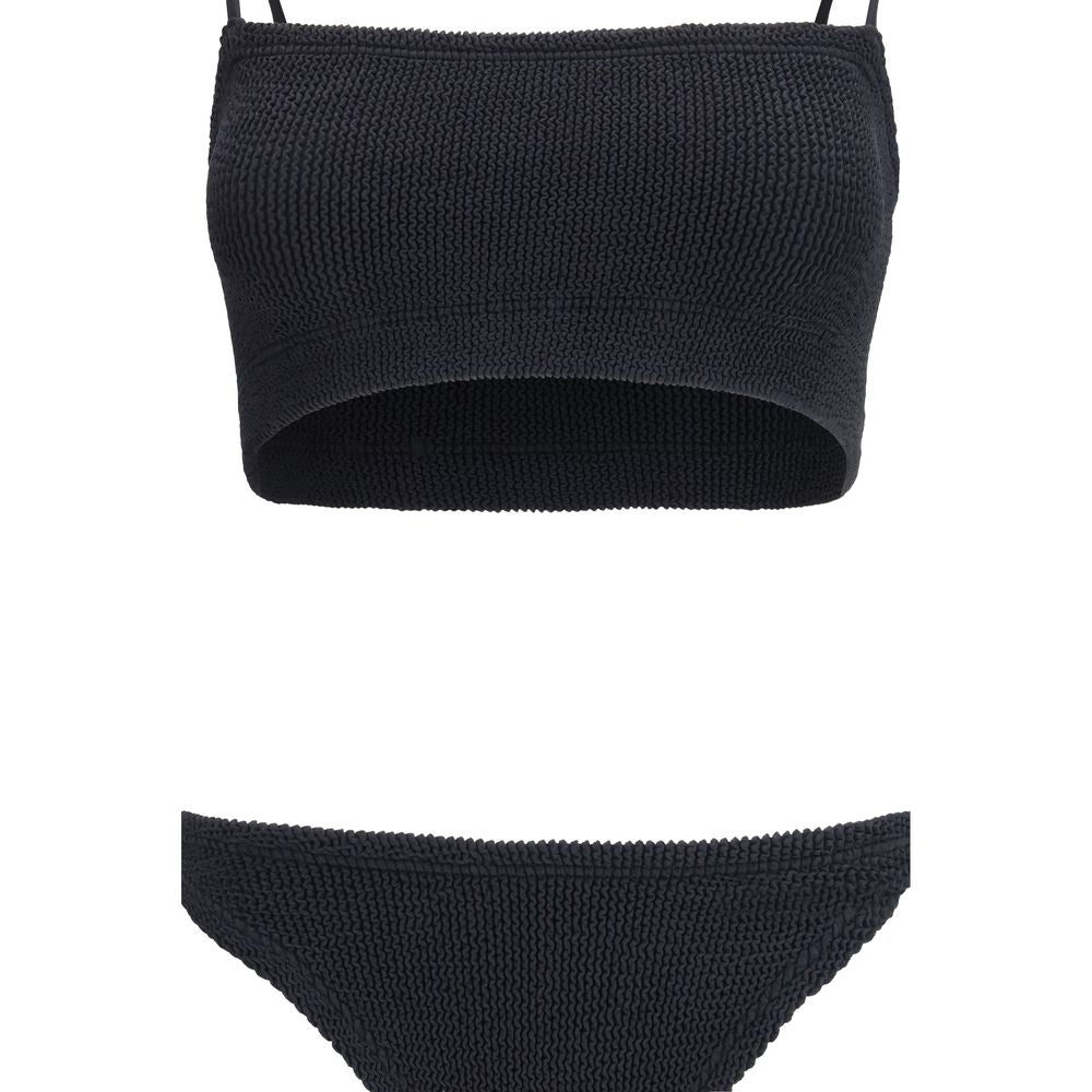 Hunza G Schwarzer Bikini aus Polyamid