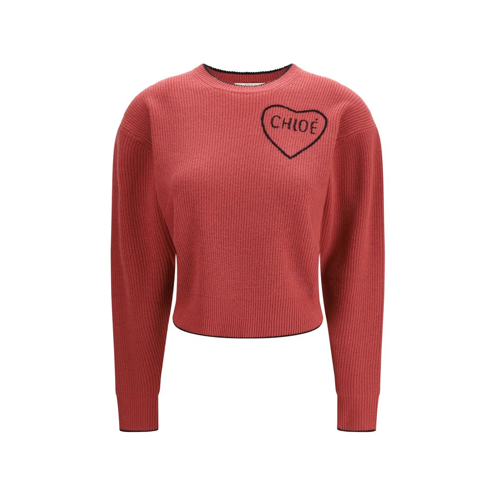 Chloé Mehrfarbiger Wollpullover