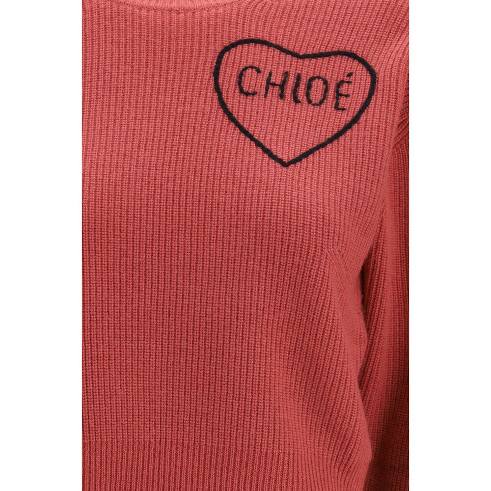 Chloé Mehrfarbiger Wollpullover