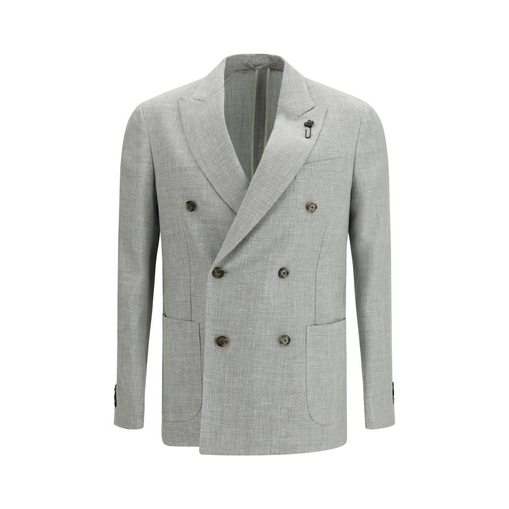 Lardini Zweifarbiger Wollblazer