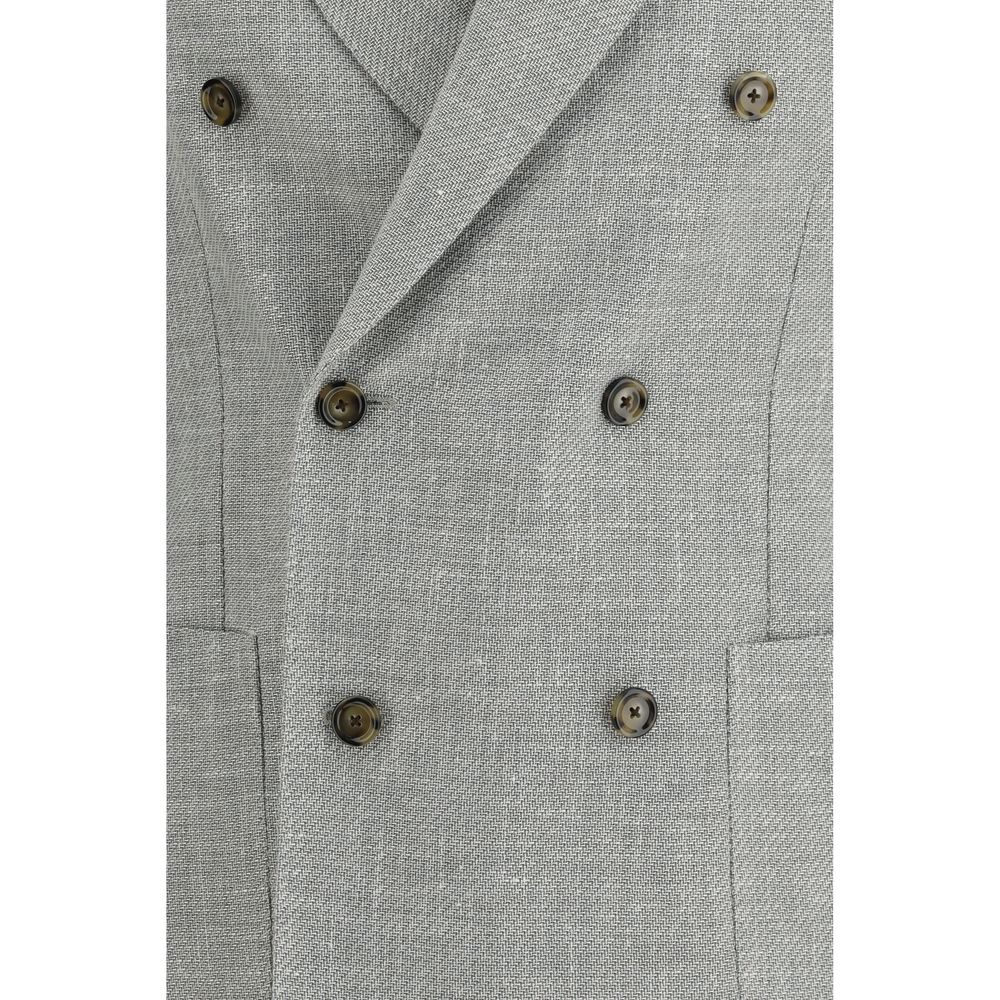 Lardini Zweifarbiger Wollblazer