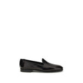 Church's Black Bos Taurus Calf Leather Slip-On Loafers