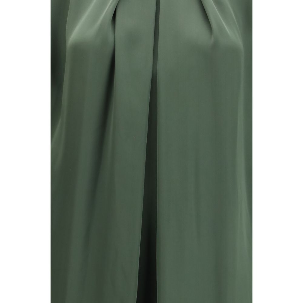 Petar Petrov Two-Tone Silk Casual Dress