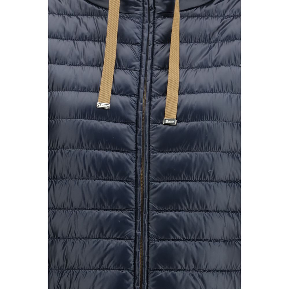 Herno Blauer Wollmantel