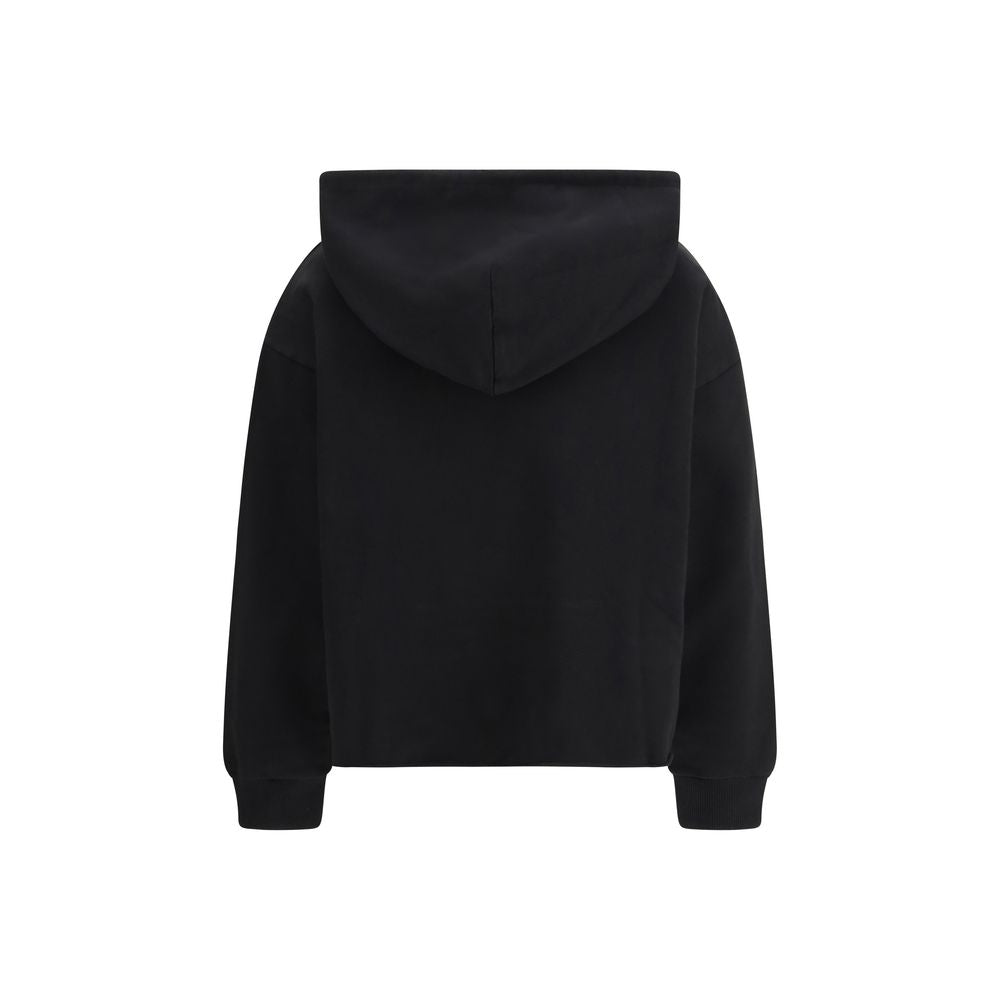 MM6 Schwarzer Baumwoll-Sweatshirt