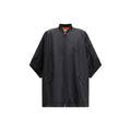 MM6 Black Polyamide Cape