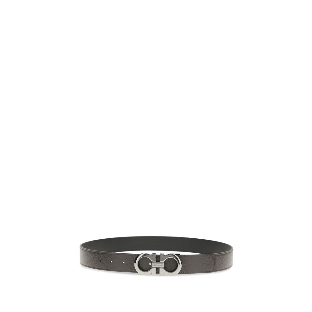 Ferragamo Brauner Kalbsleder Bos Taurus Gürtel