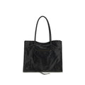 Balenciaga Schwarze Lammleder Schultertasche Ovis Aries Aries