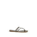 Pedro García Braune Sandalen aus Kalbsleder Bos Taurus