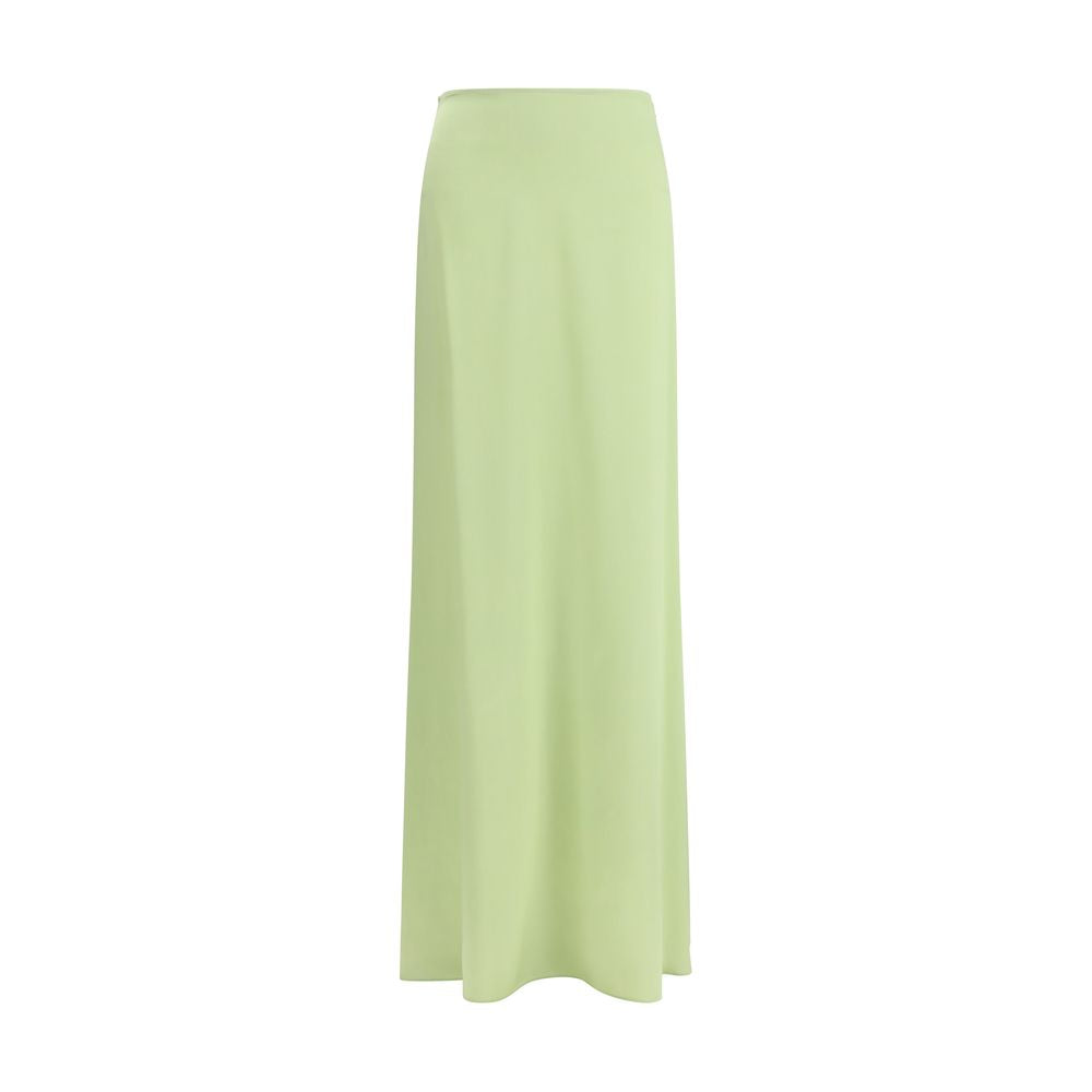 Kristina Ti Long Silk Skirt in Bicolor