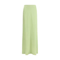 Kristina Ti Long Silk Skirt in Bicolor