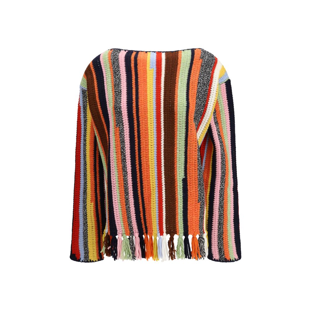 Prada Mehrfarbiger Wollpullover