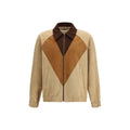 Valentino Braune Lederjacke aus Ziegenleder