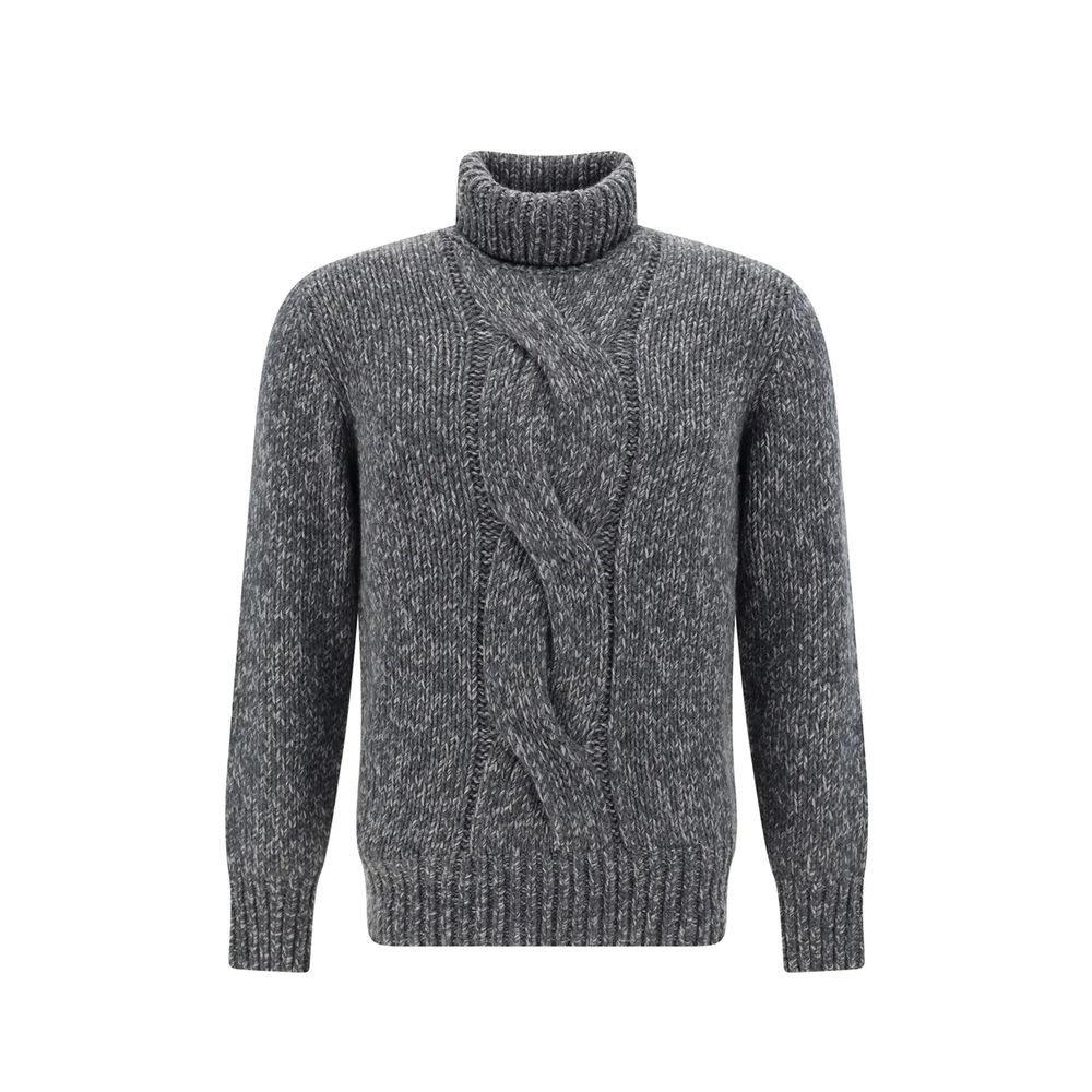 Brunello Cucinelli Grey Cashmere Sweater