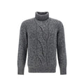 Brunello Cucinelli Grey Cashmere Sweater