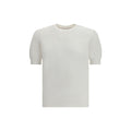 Brunello Cucinelli Weißes Baumwoll-T-Shirt