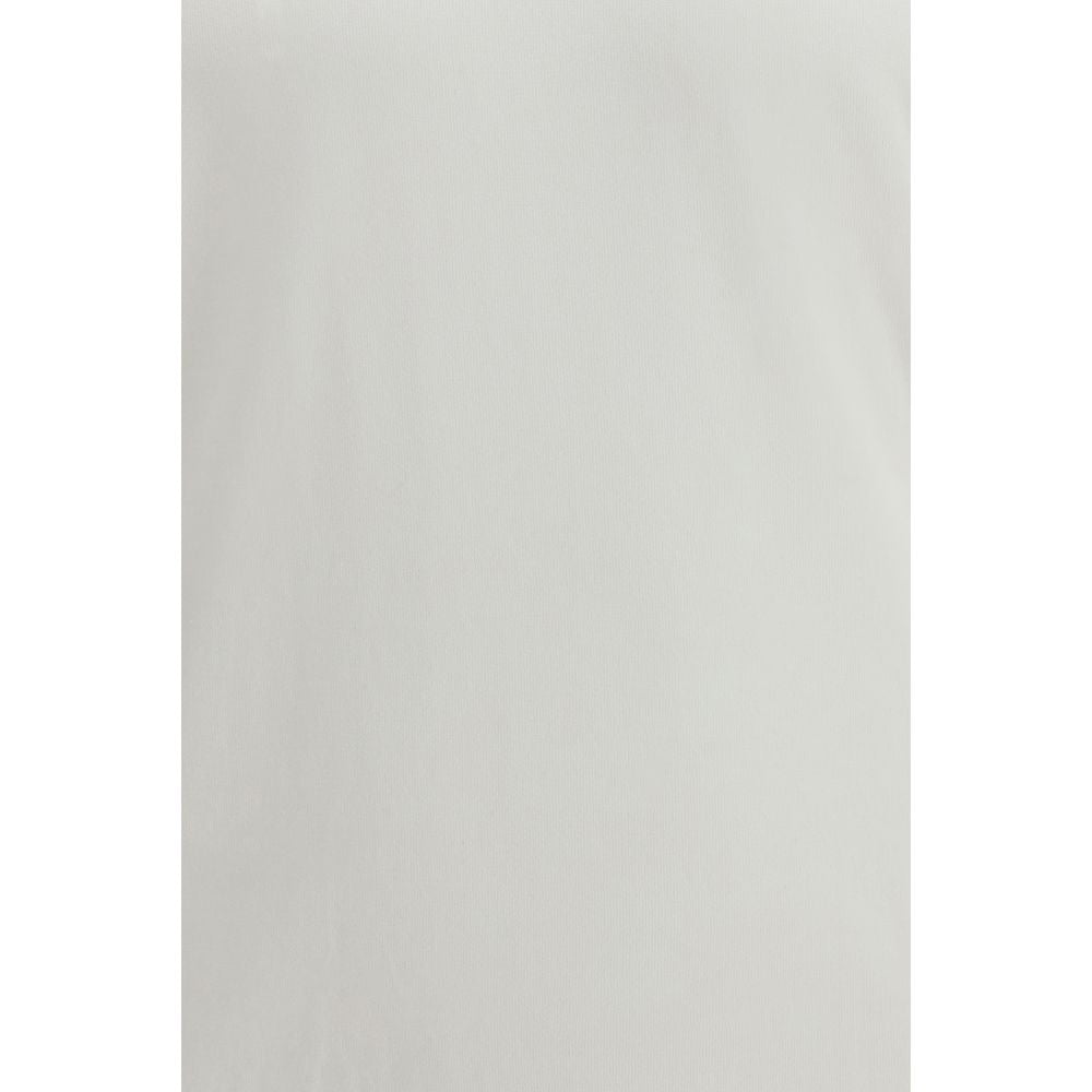 Brunello Cucinelli Weißes Baumwoll-T-Shirt