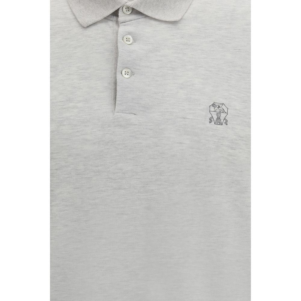 Brunello Cucinelli Graues Baumwoll-Sweatshirt