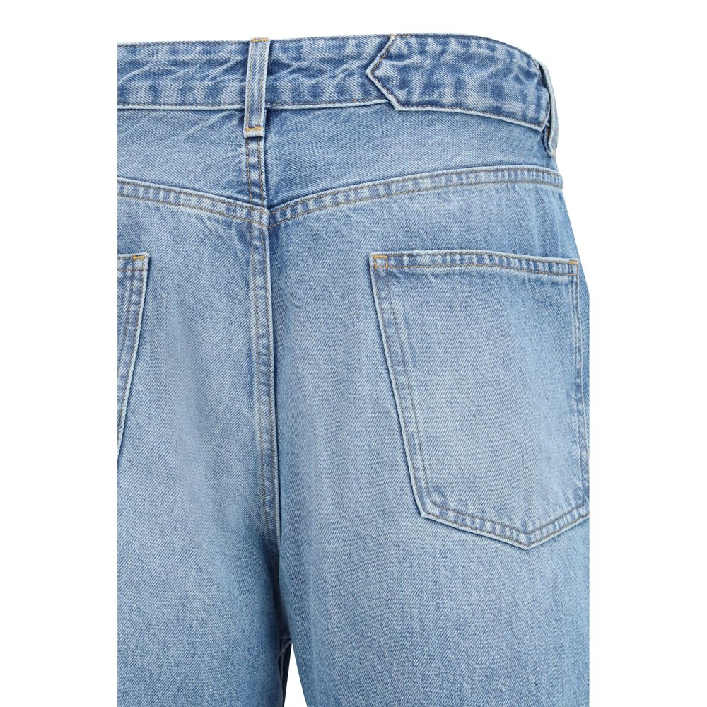 Jacquemus Blaue Jeans aus Polyester-Denim