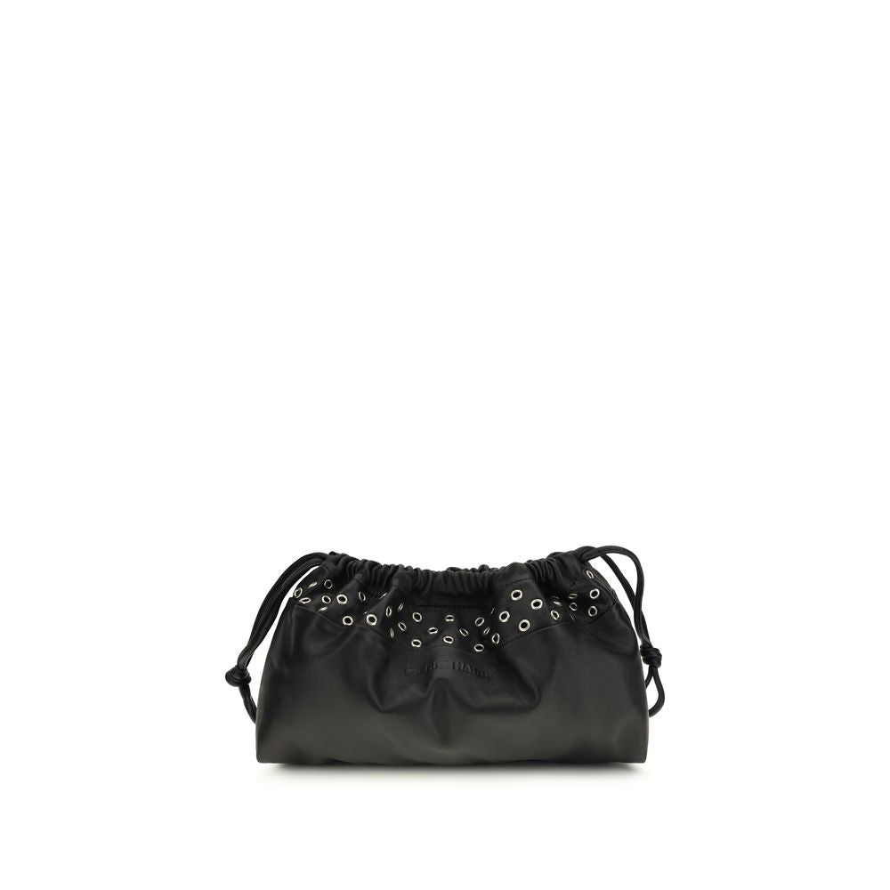 Pierre Hardy Schwarze Lammleder Schultertasche Ovis Aries Aries