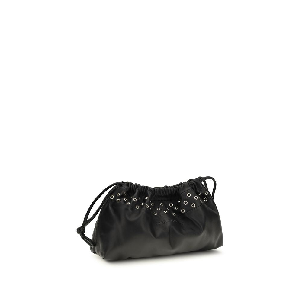 Pierre Hardy Schwarze Lammleder Schultertasche Ovis Aries Aries