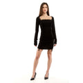 Moschino Schwarzes Viskose-Freizeitkleid