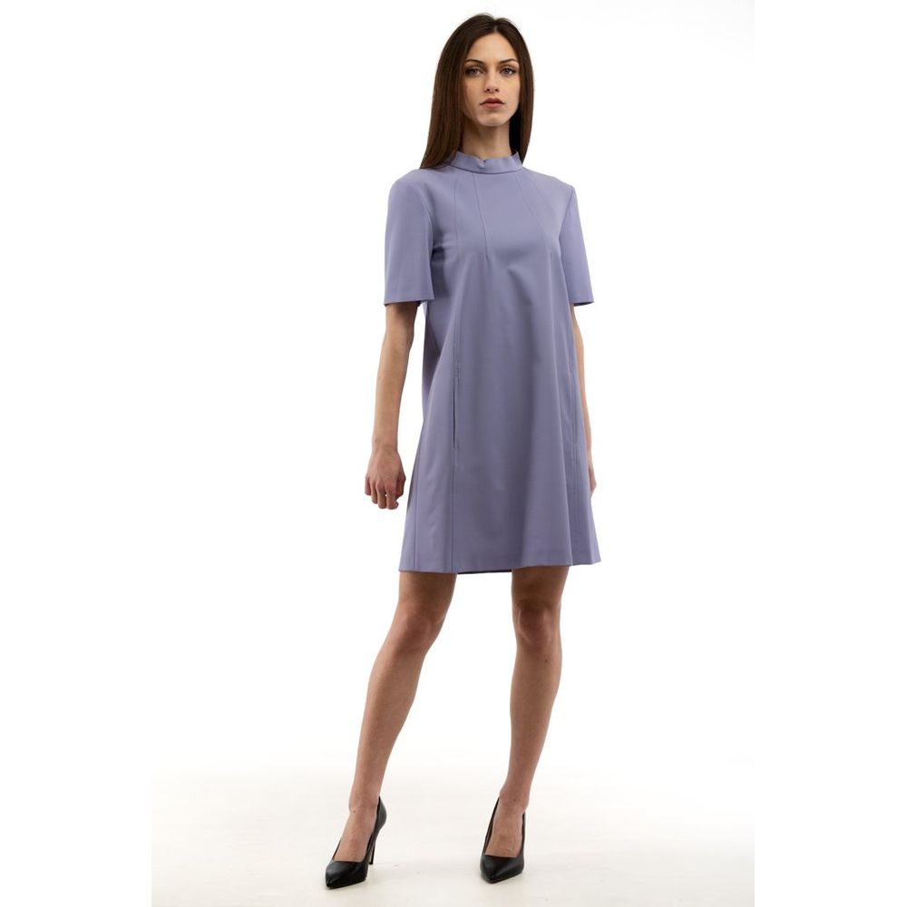 Moschino Violettes Polyester-Freizeitkleid