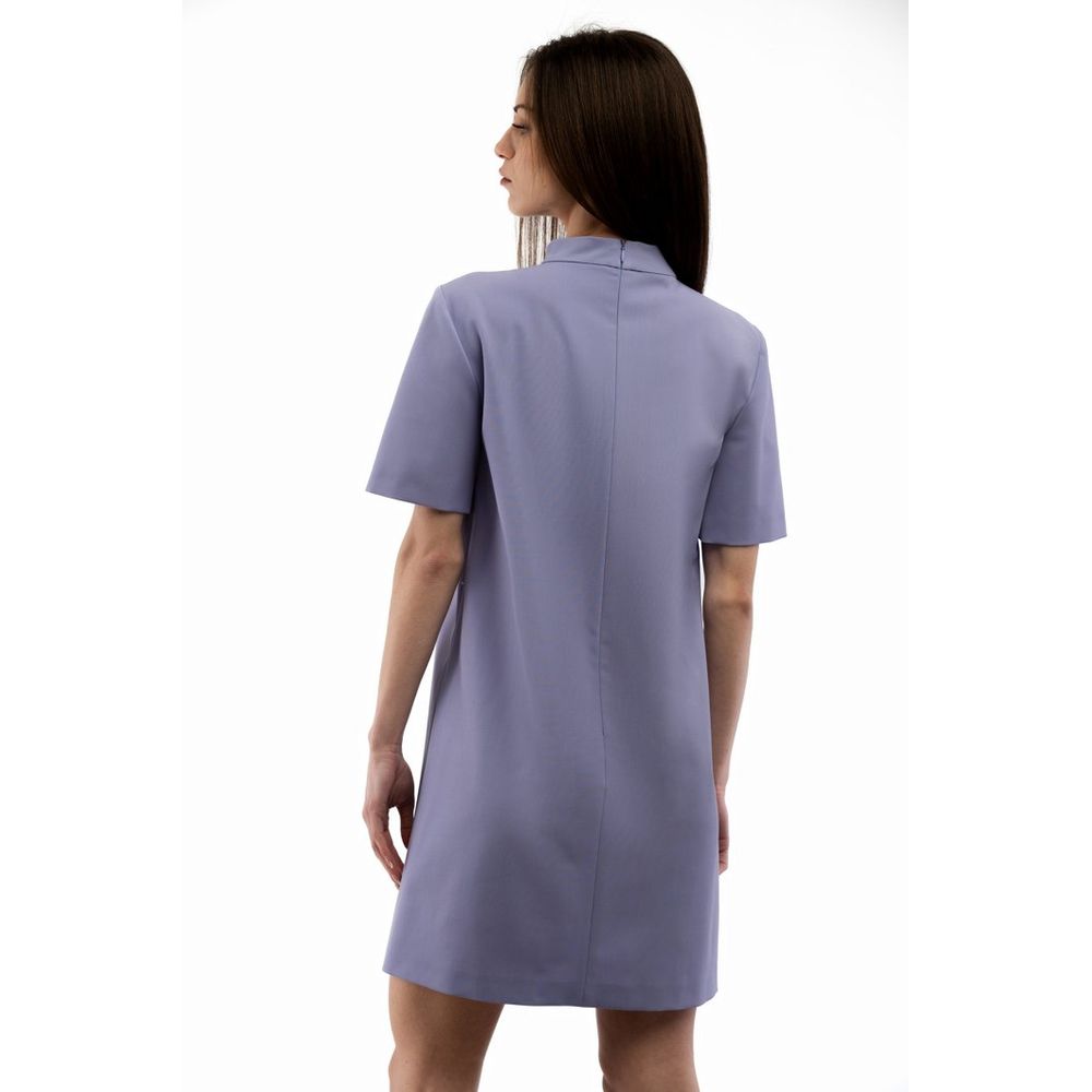 Moschino Violettes Polyester-Freizeitkleid
