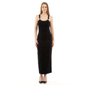 Moschino Schwarzes Marabou Freizeitkleid