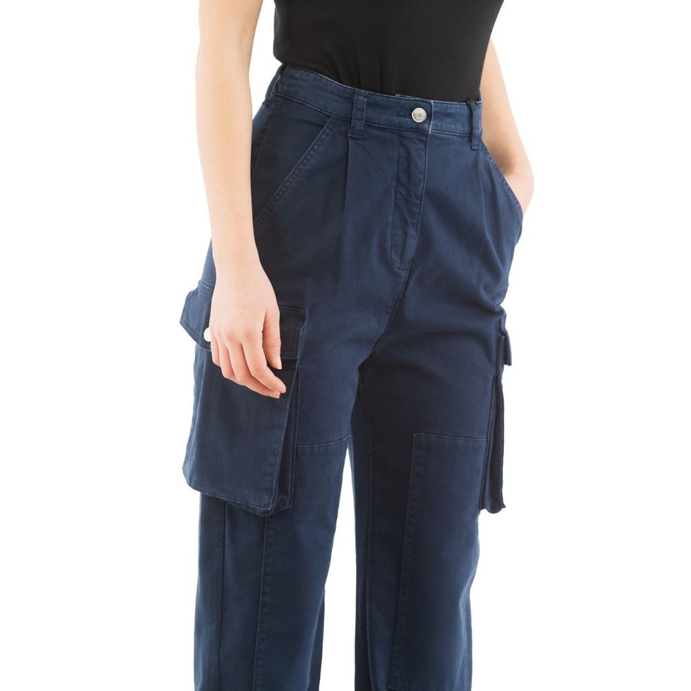 Moschino Zweifarbige Cargohose aus Baumwolle