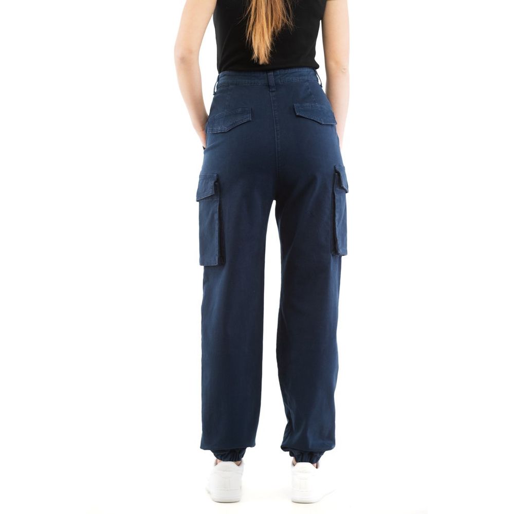 Moschino Zweifarbige Cargohose aus Baumwolle