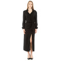 Moschino Schwarzes Marabou Freizeitkleid