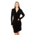 Moschino Schwarzes Viskose-Freizeitkleid