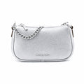 Michael Kors Graue Leder Schultertasche
