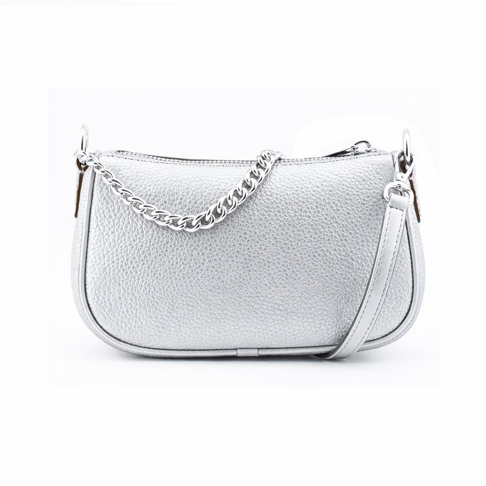 Michael Kors Graue Leder Schultertasche