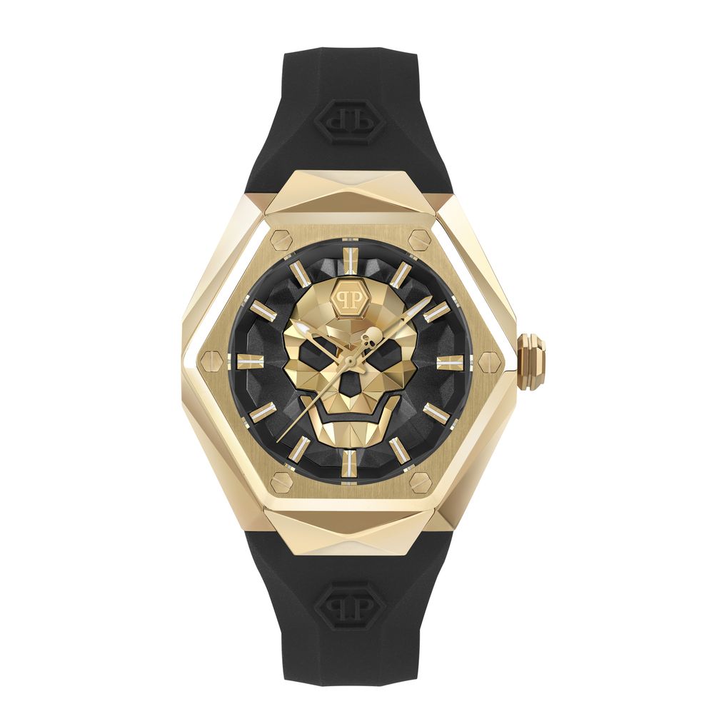 Philipp Plein Schwarze synthetische Kleid-Uhr