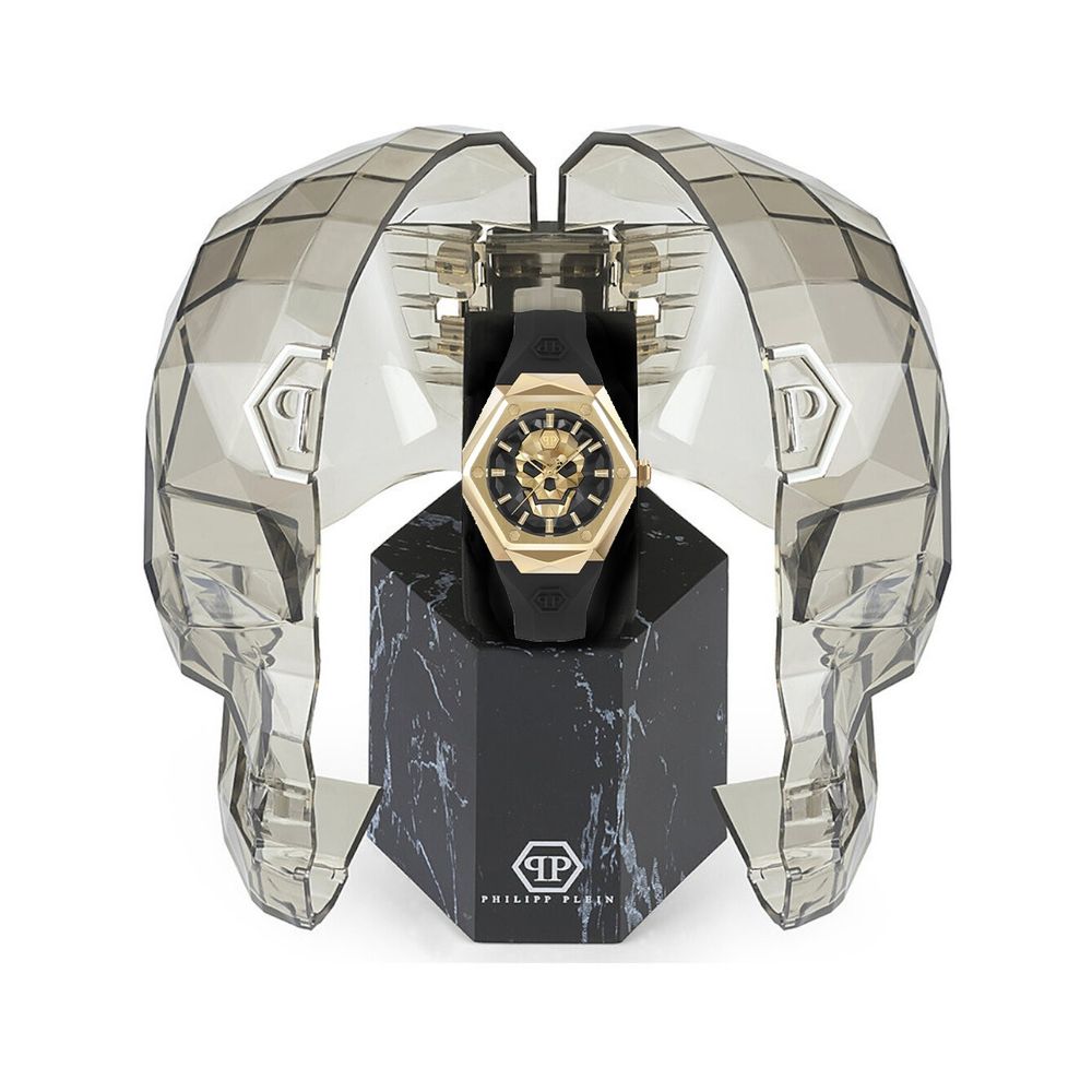 Philipp Plein Schwarze synthetische Kleid-Uhr