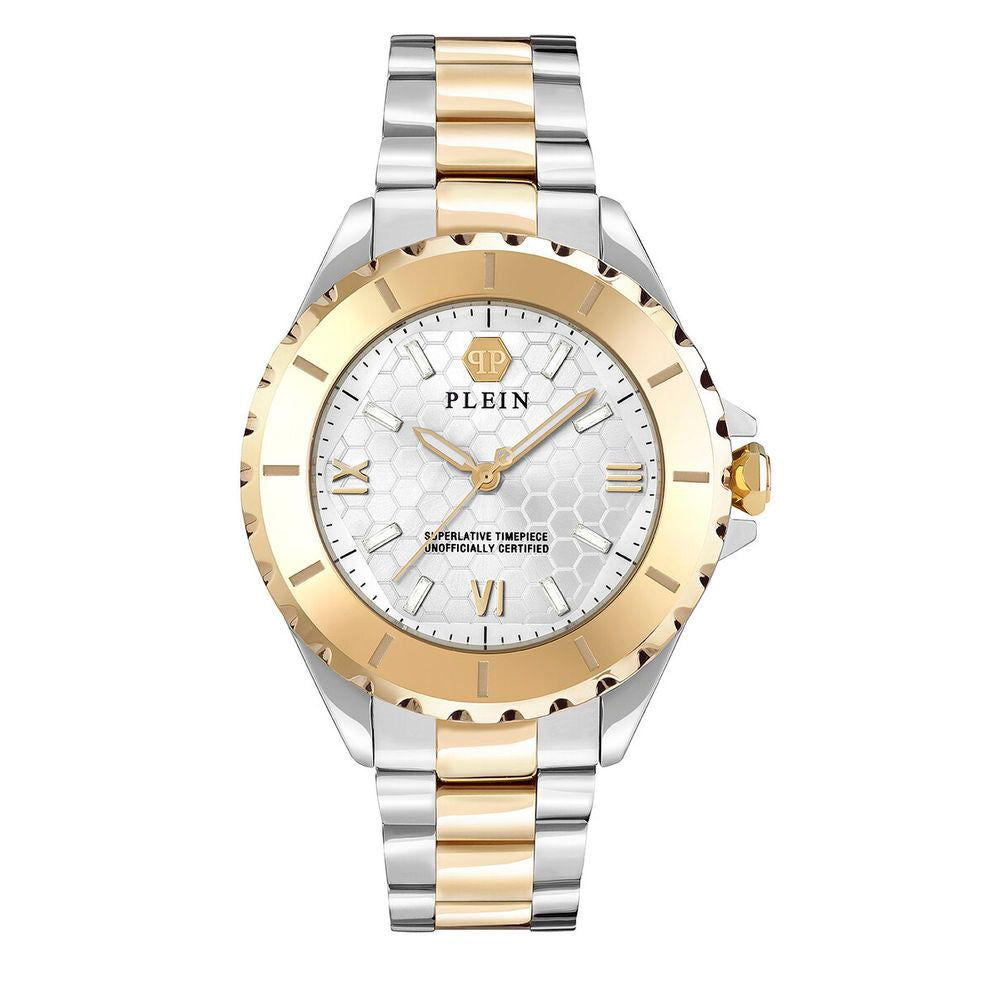 Philipp Plein Gold-Tone Stainless Steel Dress Watch