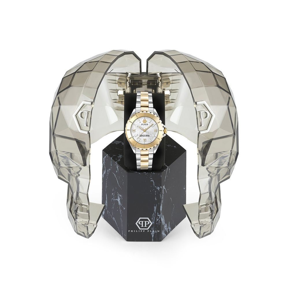 Philipp Plein Gold-Tone Stainless Steel Dress Watch