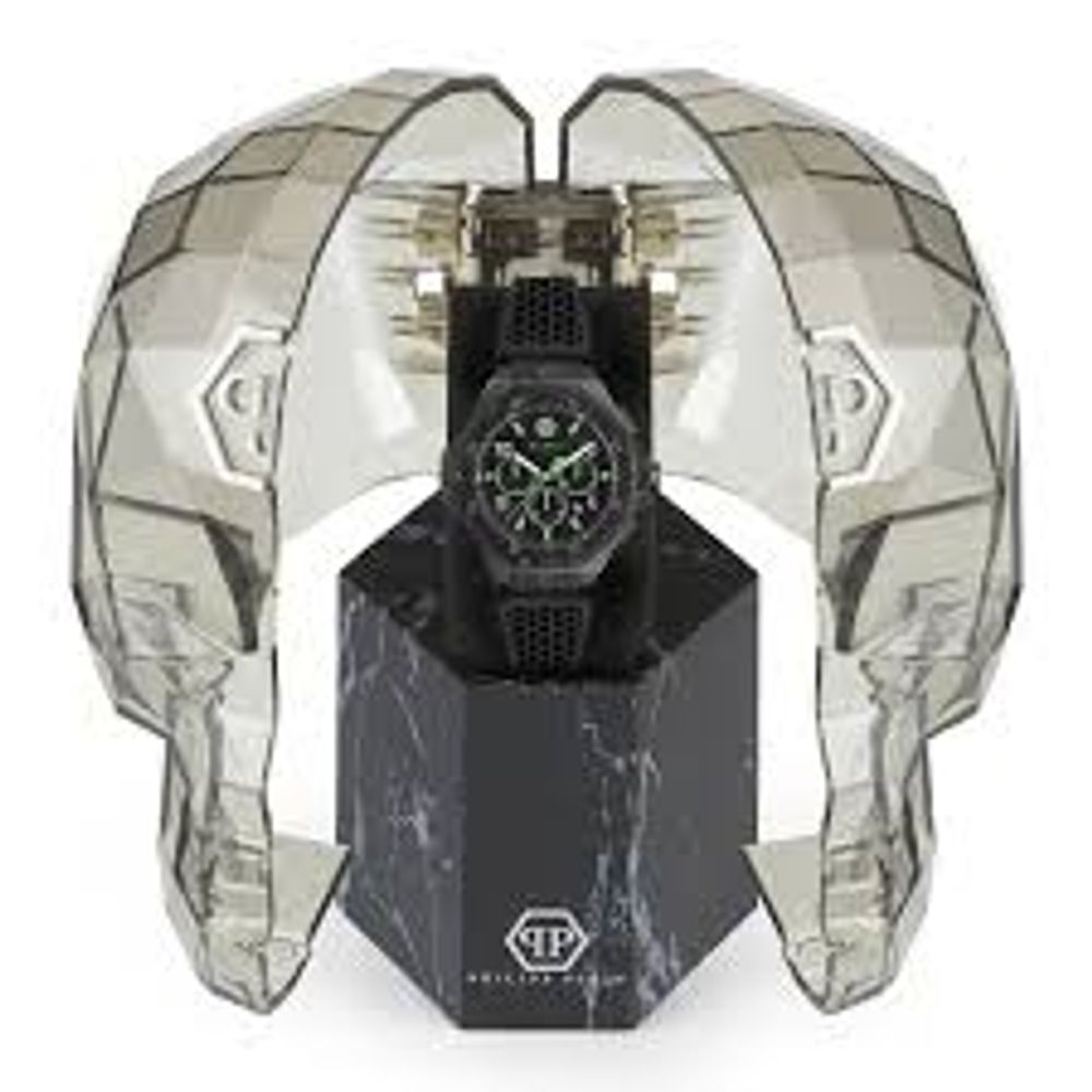 Philipp Plein Black Synthetic Sports Watch