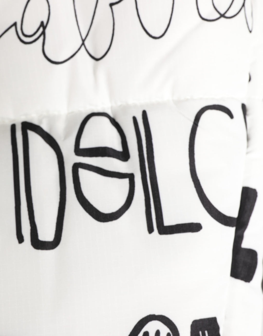 Dolce & Gabbana Weiße Kopftuch-Kappe mit Logo-Print