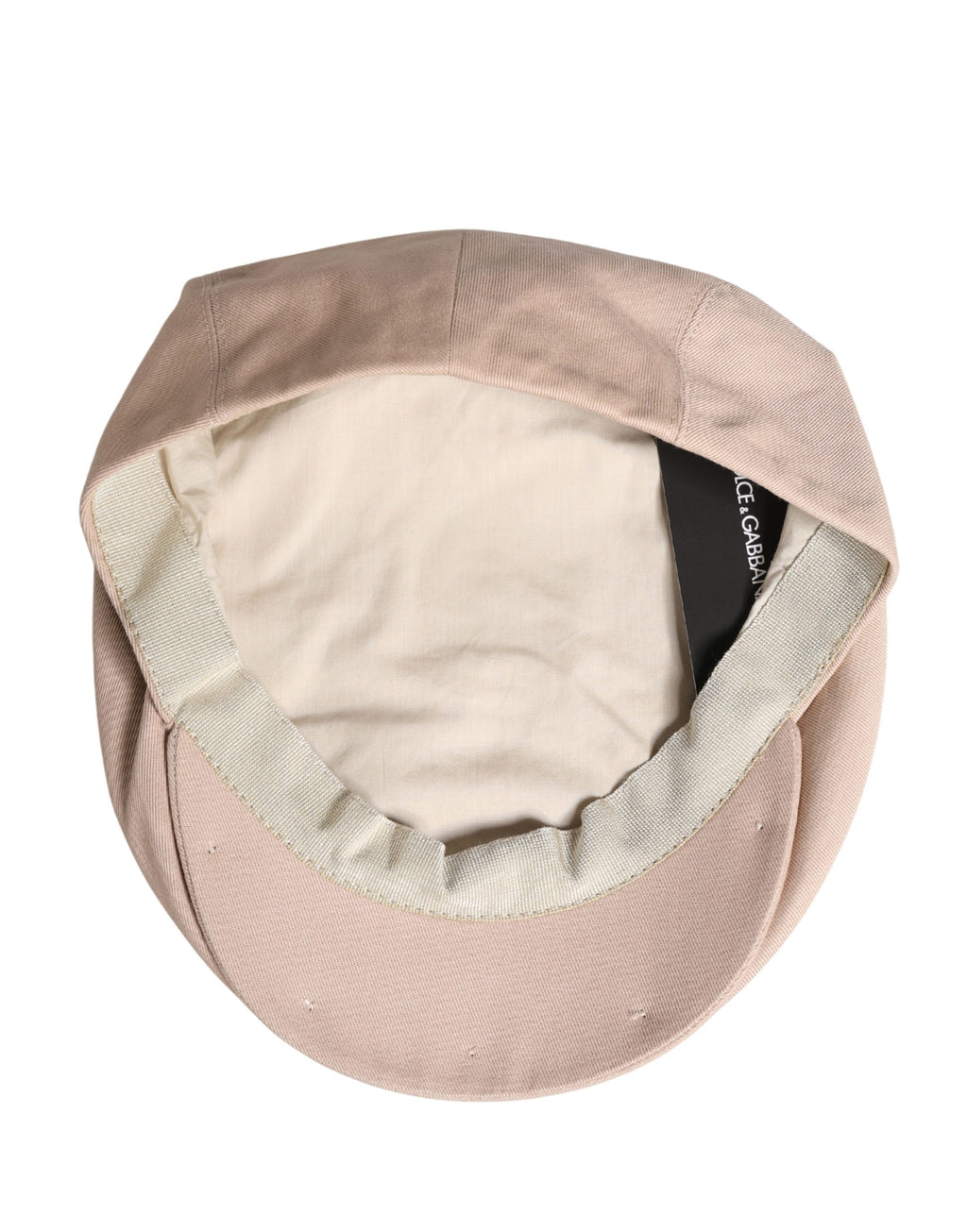 Dolce & Gabbana Herren Beige Baumwoll Newsboy Capello Hut